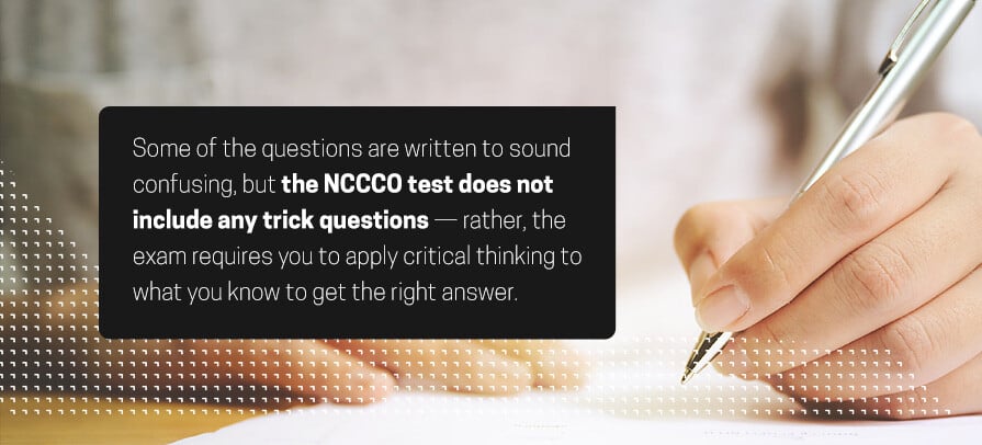 some questions written to sound confusing but no trick questions.