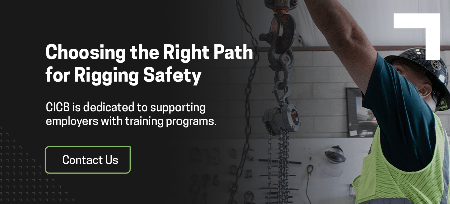 Contact us for choosing the right path for rigging safety.