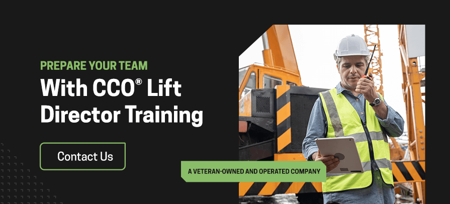 Prepare your team with CCO® lift director training.