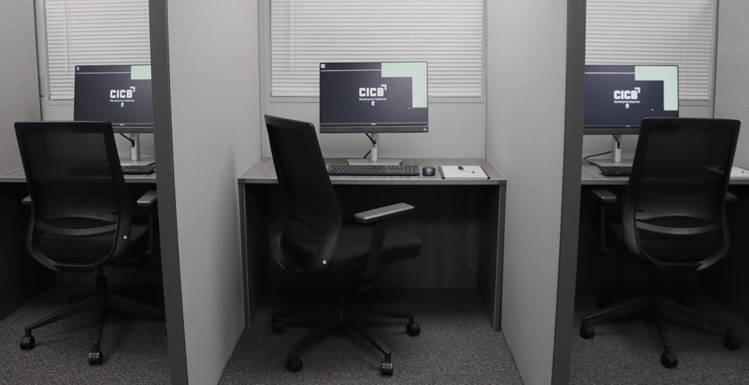 Pc Testing Area Preparing for NCCCO Computer Testing