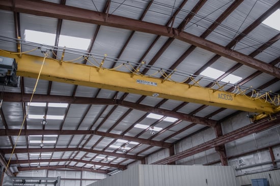 Pictured: Overhead Crane at CICB Houston